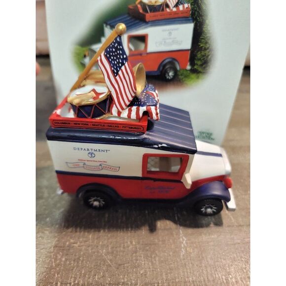 Dept 56 8660 American Pride Village Express AS IS village accessory - Picture 2 of 9